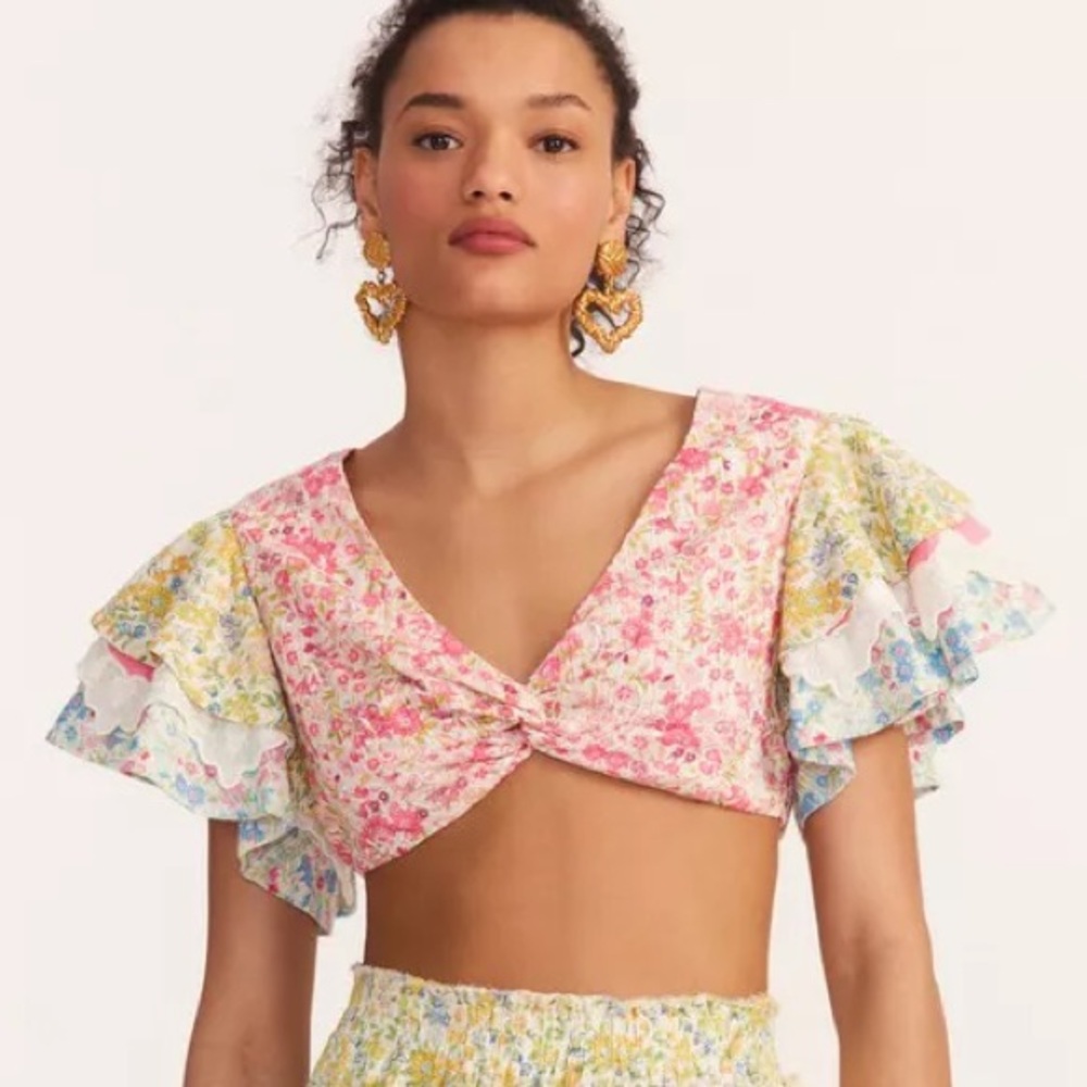 LOVE SHACK FANCY Fruit Punch Kielle Top